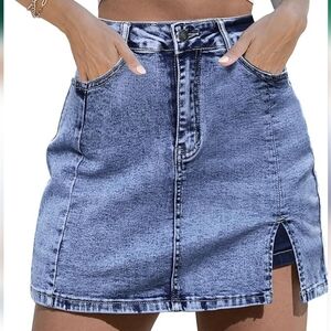 Demin Skort